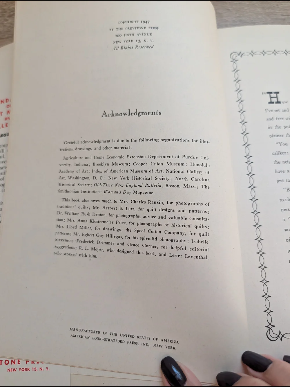 Vtg - The Standard Book of Quilt Making and Collecting - Marguerite Ickis 1949